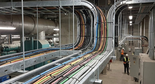 Ladder type cable tray